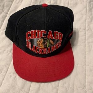 Chicago Blackhawks flat brim hat